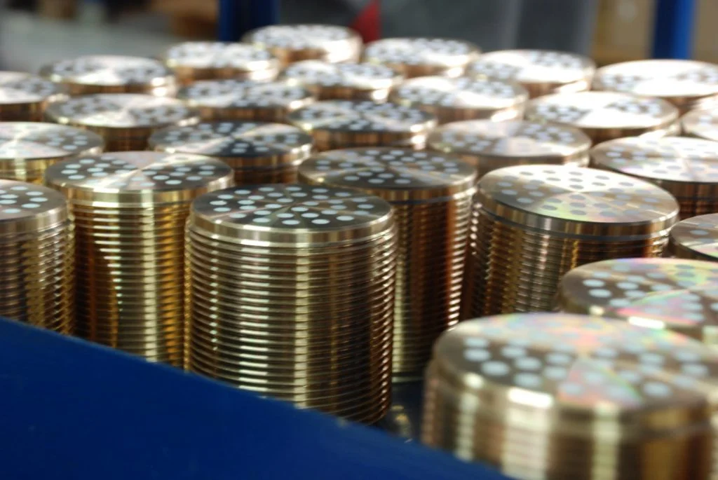 Metalen onderdelen.